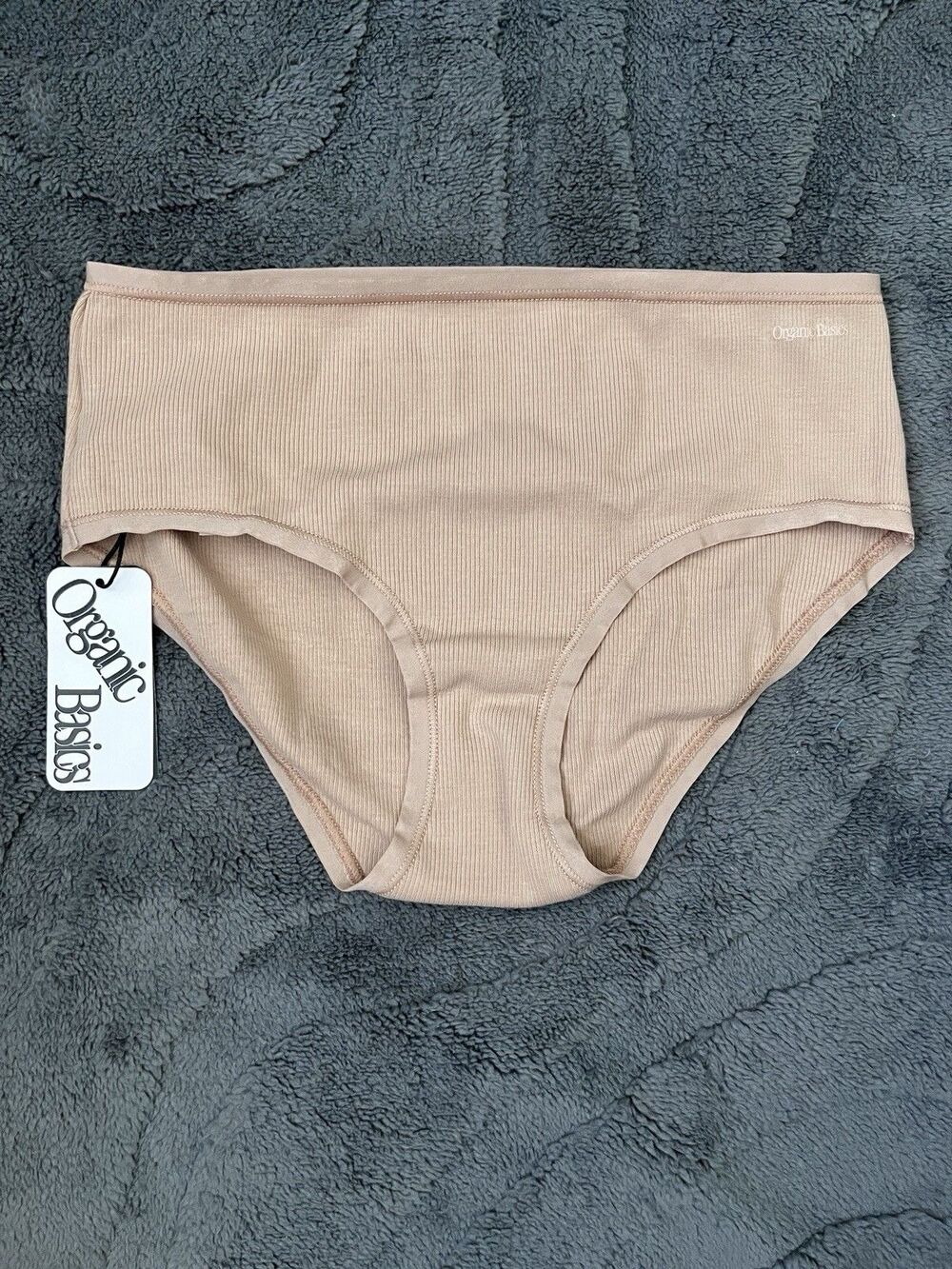 NEW Organic Basics Cotton Ribbed Brief Women’s Underwear Size XS